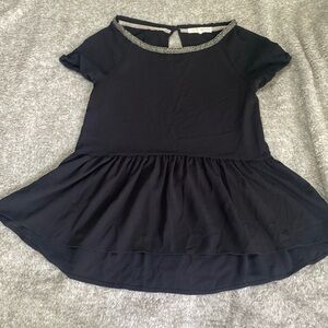 Women’s Black Babydoll Blouse/Top